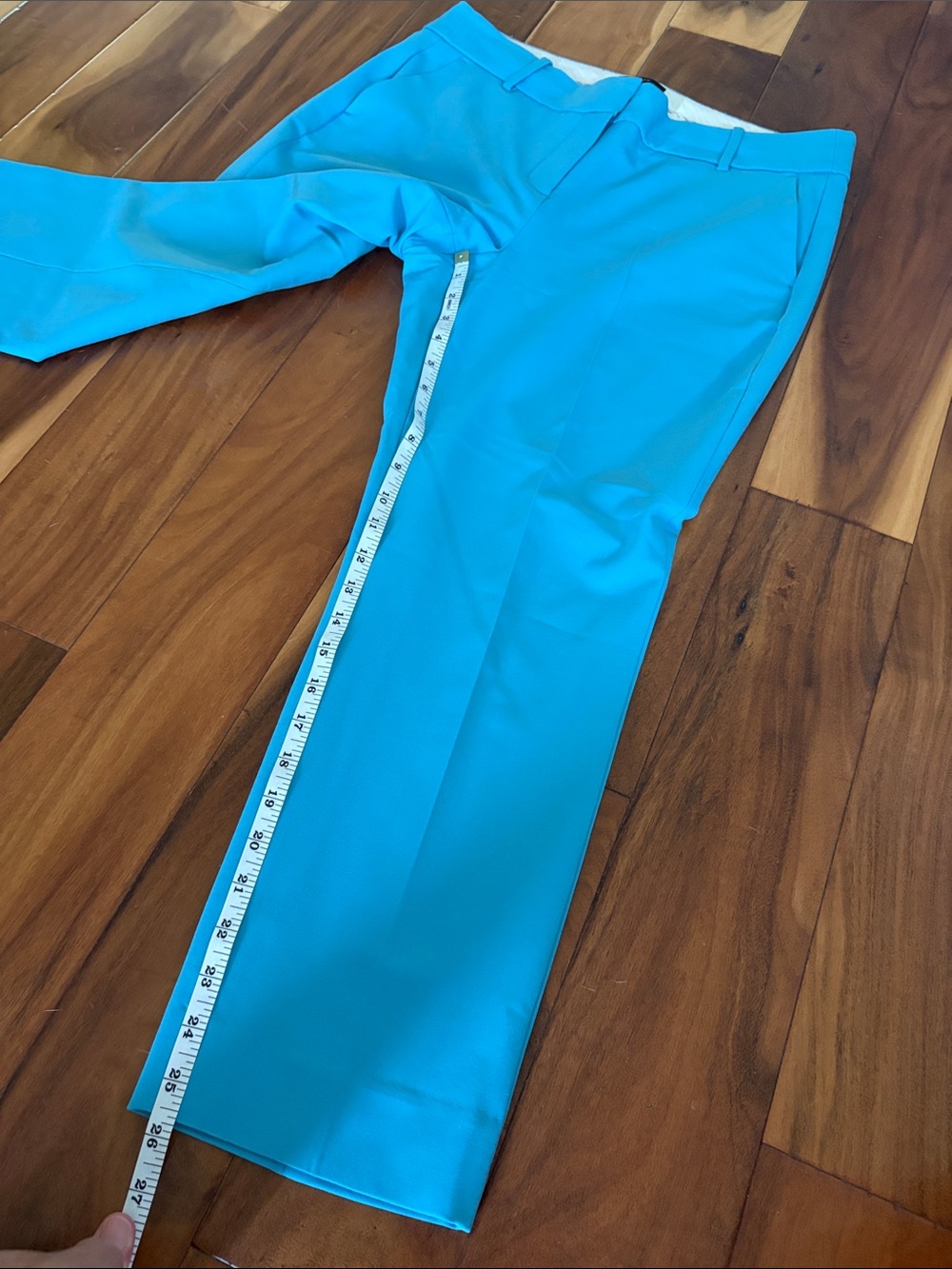 J.Crew Tollegno 1900 Italian Stretch Wool Cameron Slim Ankle Pant 12 Monaco Blue - Picture 9 of 9